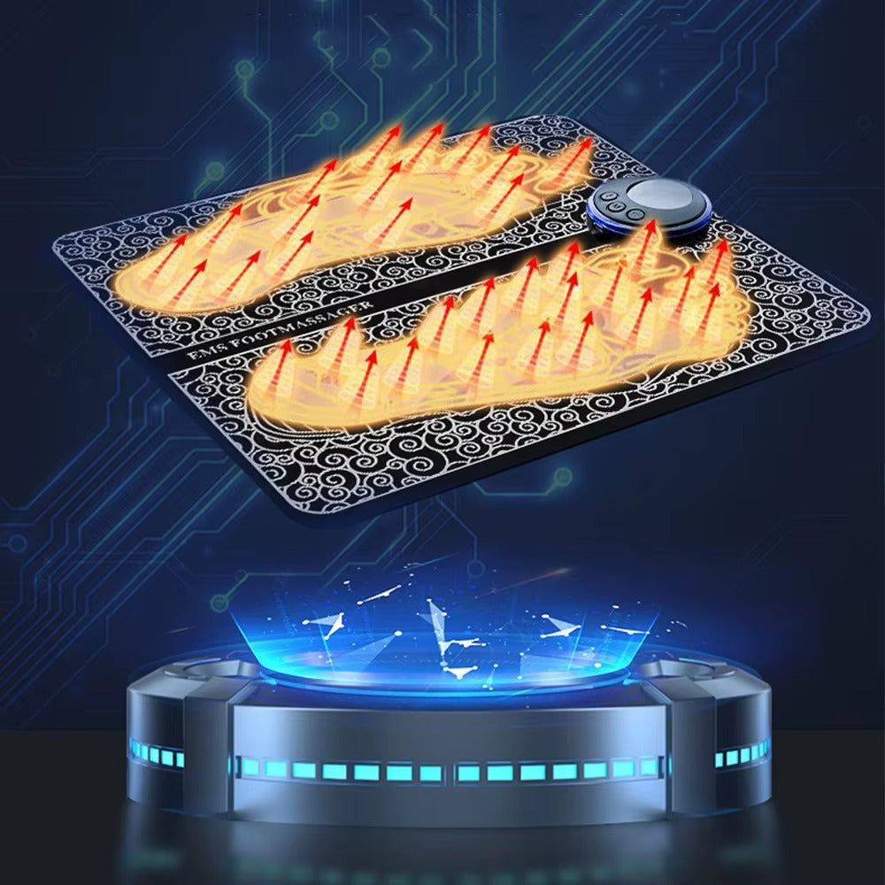 Kit Masajeador de Pies EMS + Electroestimulador Portátil Mariposa